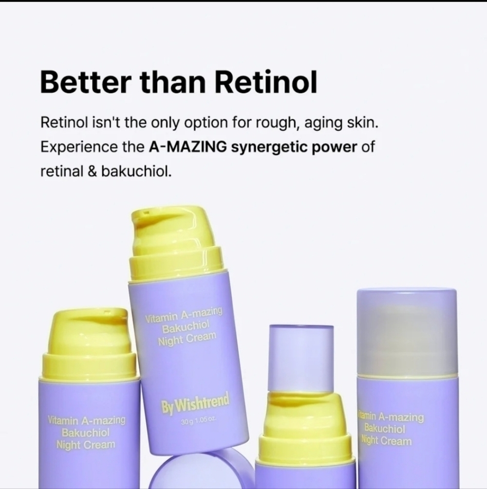 Wishtrend Vitamin A-mazing Bakuchinol Night Creme NIB